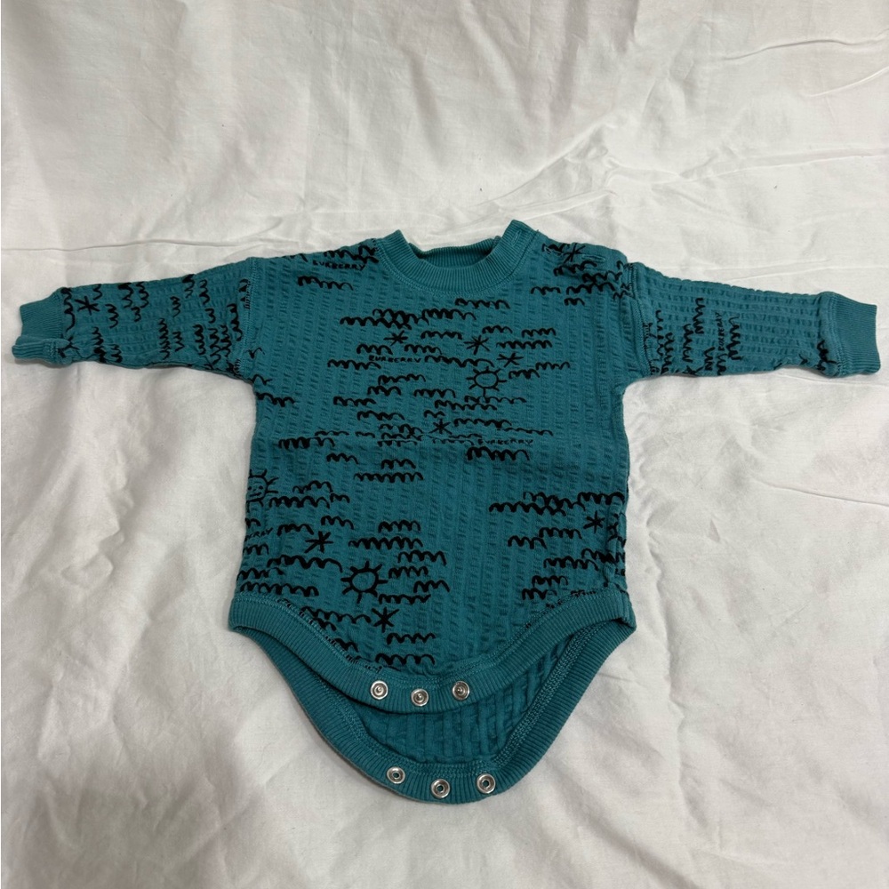 Burberry Teal Onesie